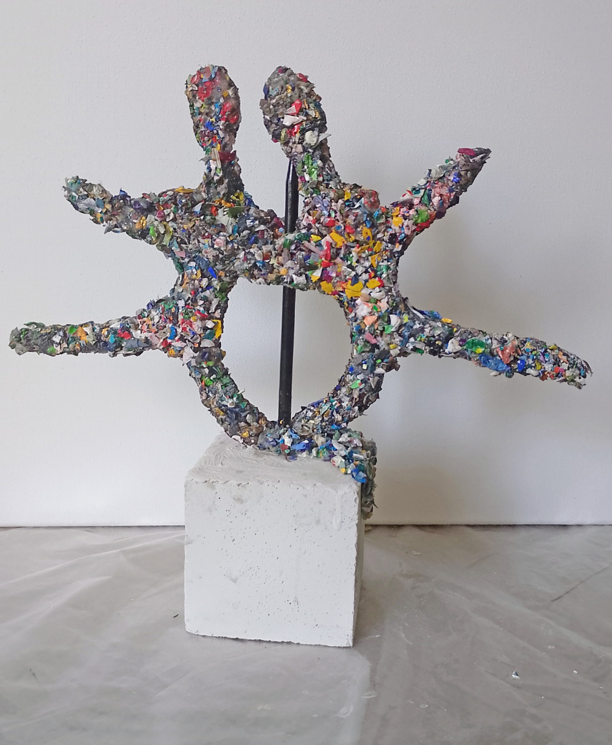 Spitzentänzer_08_2026_Acrylreste_Mixmedia